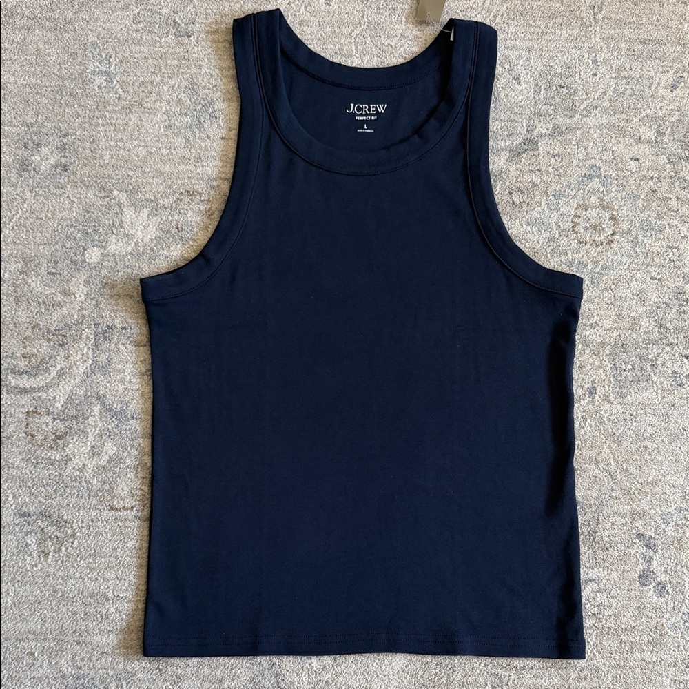 J.Crew ladies tank top
Size L
Color:Navy
